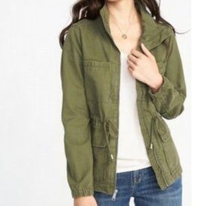 Old Navy Green Cargo Jacket